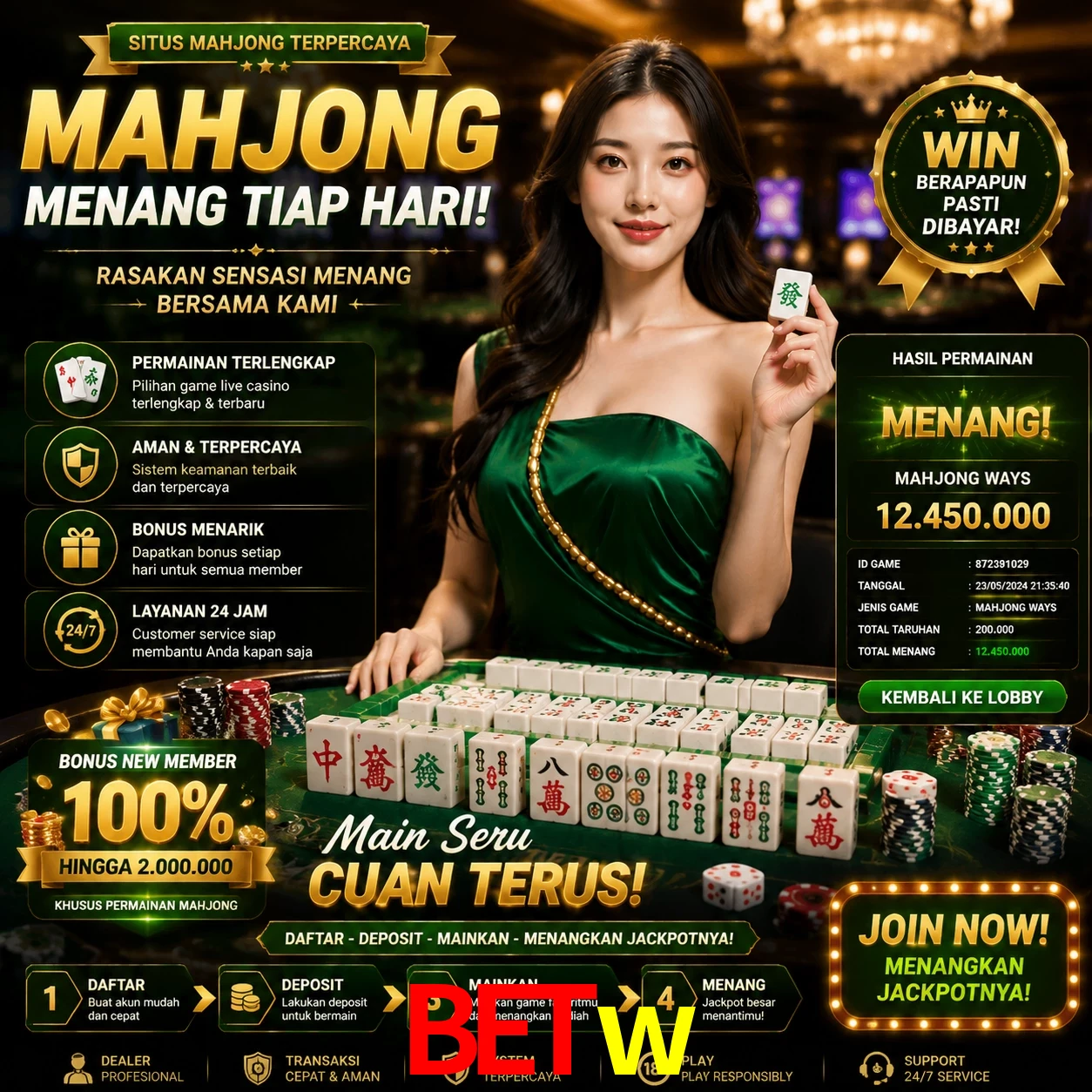 Cashback VIP betw - reembolso semanal